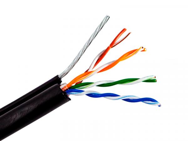 Кабель Optimus U5e-4x2x0.5 Cu (OUT) c тросом - картинка 1